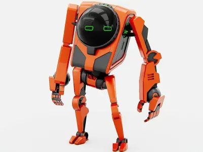 UTILITY BOT V-20 Rigged for Unreal Engine - Unity - MIXAMO 3D model