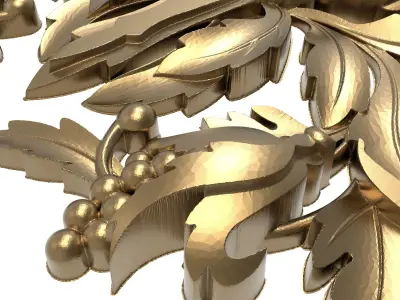  decorative pattern ready for 3D printing 3D model