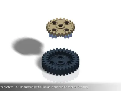 Planetary Gear Collection 01 3D print model