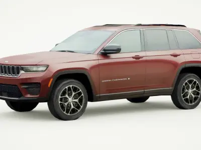 Jeep Grand Cherokee Laredo 2023 Low-poly 3D model