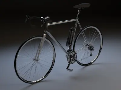 Road Bike 3D Model  Free low-poly 3D model