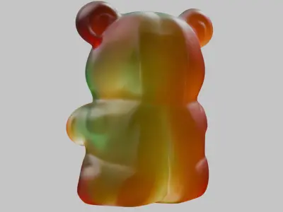 gummy bear Low-poly 3D model