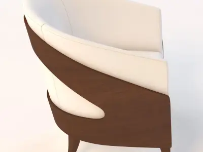 David Edward Aurora Lounge Chair 3D model