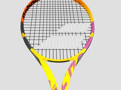Pure Aero RAFA Tennis Racquet  3D model