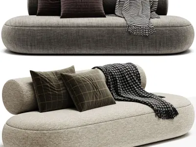 Hippo Sofa By Norr11 3D model