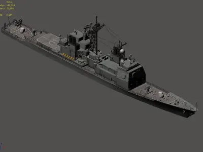 Future World - Cruiser 02 3D model