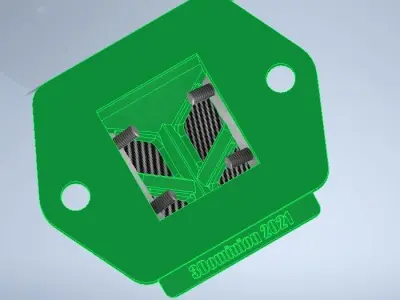 Accurate Piaggio reed valve scooter model 3D print model