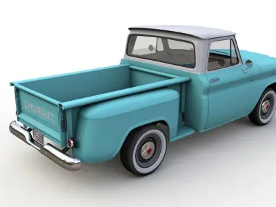 CHEVY C10 V8 PICKUP 1966 3D model