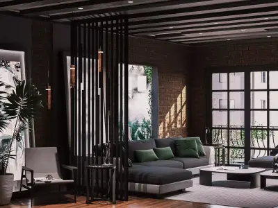 Living Room  3D model buy