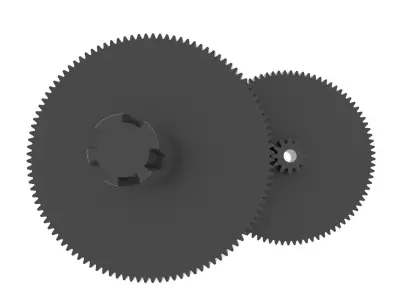 Saeco Royal Professional - gearses for gearbox 3D print model