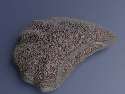 oyster shell volume 2 3D print model