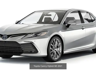 A collection of modern sedans 2 3D Model Pack