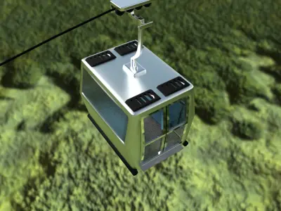 Cable Car 3D model