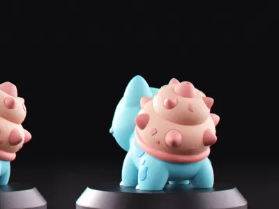 Pokemon - Water Bulbasaur 3D print model