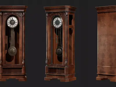 Howard Miller clock Low-poly 3D model