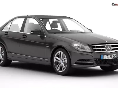 Mercedes C Class 2012 3D model