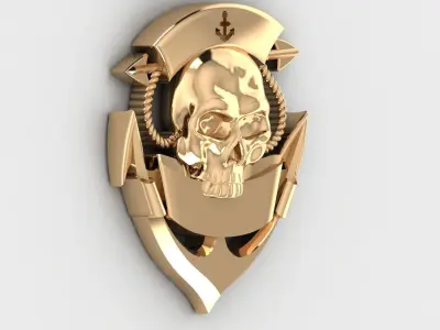 Skull 5 3D print model