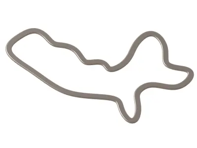 Complex Sports Racetrack 3D print model