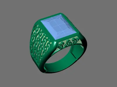 STL 3DM Gents Rings Ready Models Mens Rings 3D print model 3D print model