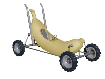 Low Poly Karts Pack Low-poly 3D model