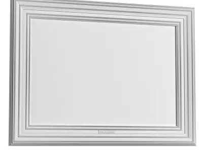 Classical picture in a wooden frame 3D model