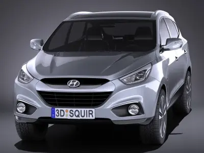 Hyundai ix35 2015 VRAY 3D model