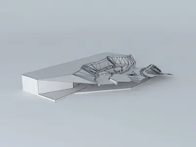 Melong micro hydro power plant Free 3D model