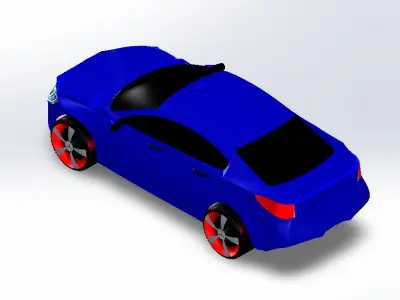 Car model 3D print model buy