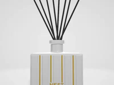 NEST New York Grapefruit Luxury Reed Diffuser Low-poly 3D model