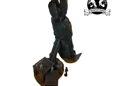 Desert Queen 3d printable Legion wargaming terrain Eyecatcher Free 3D print model