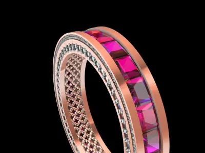 Channel Ring Creative World 3D print model