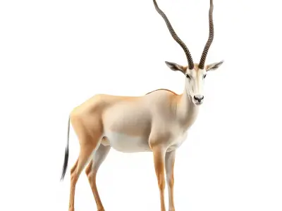Elegant Antelope model pack Low-poly 3D model