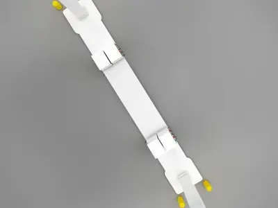 Pump01 plastic handle 3D model