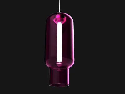 Deco hanging lamp 02 Free 3D model