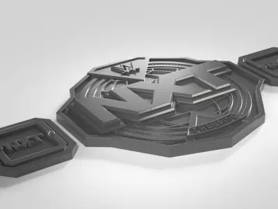 WWE NXT Championship Belt 3D print model