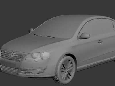 Volkswagen Passat B6 3D model