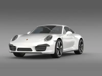 Porsche 911 50 Year Edition 2013 3D model