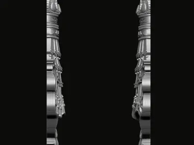 Buddhist Victory Banner Relief 3D print model