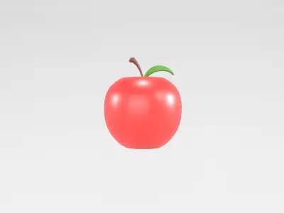 Apple v1 001 Low-poly 3D model