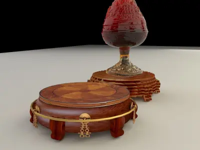 Chinese display stand 3D model