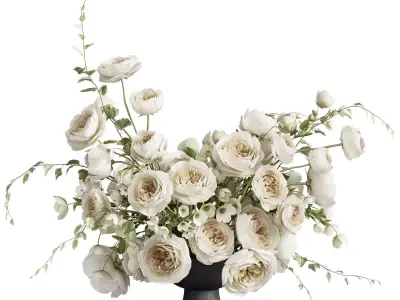 Flower In Vase 60 3D model