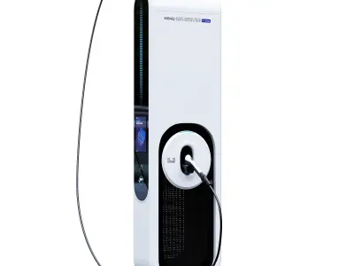 High poly CHAEVI Ultra fast EV Charger 3D model