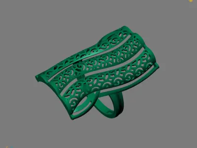 Women Plain Ring Ready STL Models Womens Ring 3d models 3D print model 26