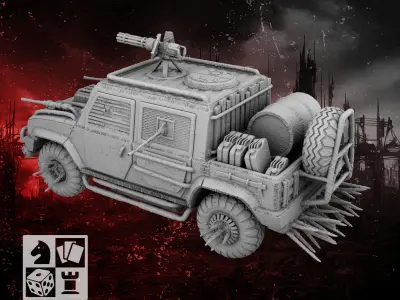 Mad car 3 3D print model