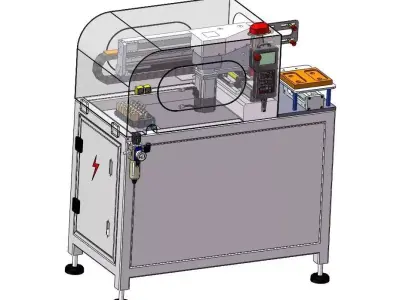 Labeling Robot for Automated Label Application 3D model