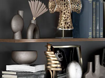 decorative set04 3D model 2