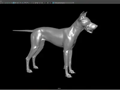 Dog 3D model 3D model