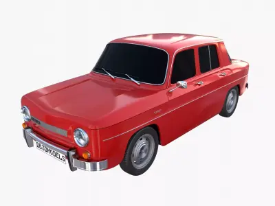 Dacia 1100 Red 3D model