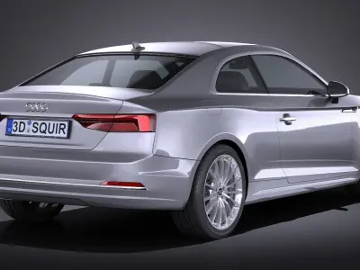 Audi A5 Coupe 2017 3D model