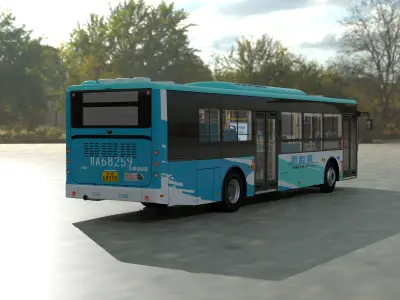 YUTONG ZK6125CHEVNPG21 bus 3D model